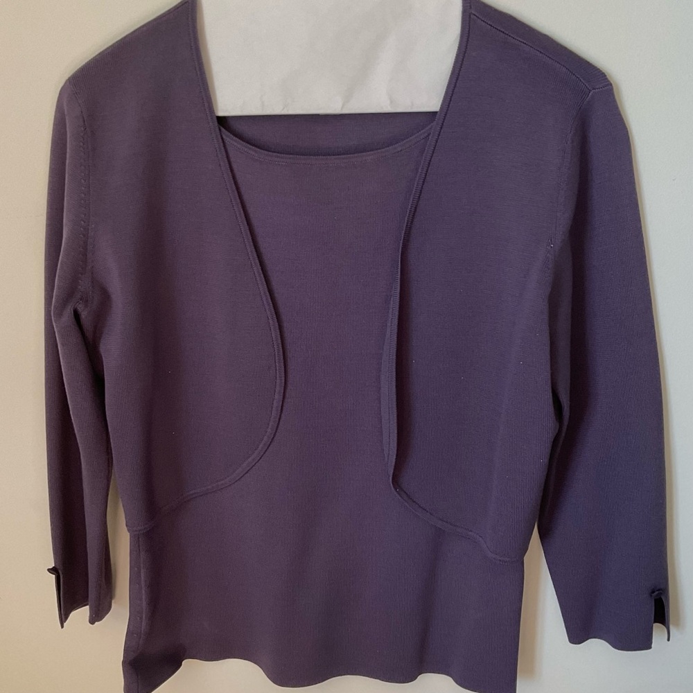 Dusty Plum Sweater Set